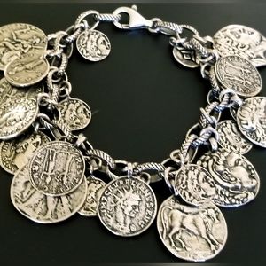 Silpada Sterling Silver Coin Bracelet